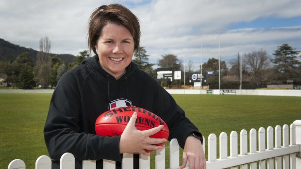 Ainslie assistant coach Bec Goddard wants to coach at the highest level possible.