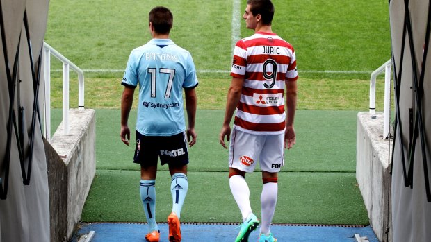 Young talent: Terry Antonis and Tomi Juric.