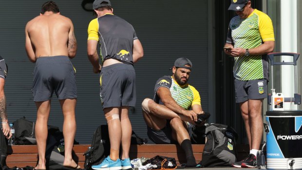 New man: Greg Inglis was relieved to encounter a fresh scene in the Kangaroos camp.