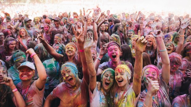 The Canberra Color Run returns to Commonwealth Park on Sunday morning.