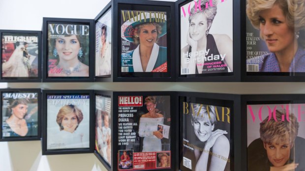 Princess Diana graced numerous magazine covers.