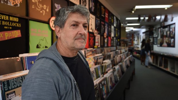 Baz Scott, owner of Egg Records, says shoppers seem to be choosing vinyl over CDs at present.