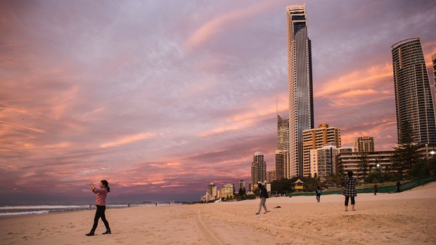 The Gold Coast has seen the biggest increase in international visitors in Queensland.