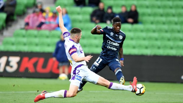 Melbourne Victory's Leroy George starred against Perth Glory.