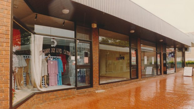 Renita Brunton's shop, Exclusive Pre-Loved Clothing, in Sunbury.