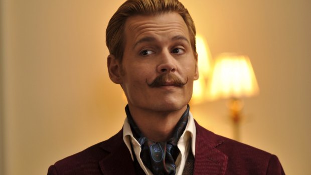 Johnny Depp stars as the lead role in David Koepp's <i>Mortdecai</i>. 

