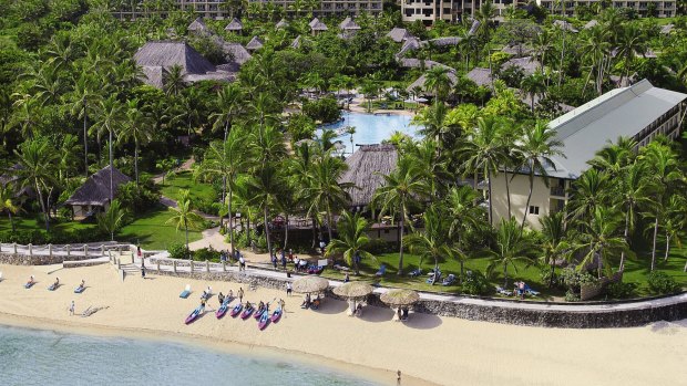 Fiji escape: Outrigger Fiji Beach Resort.