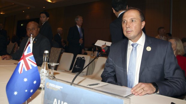 Australia Immigration Minister Peter Dutton