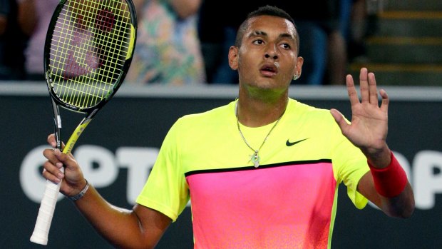 Nick Kyrgios has been warned by his coach not to look too far ahead at the Australian Open.