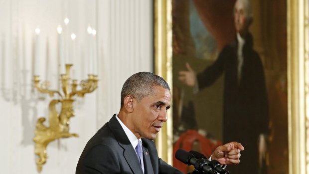 US President Barack Obama argues the pros of the Iran nuclear deal at the White House.