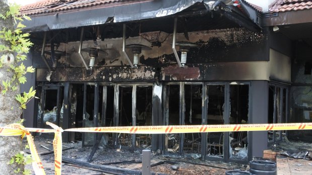 A restaurant in Manuka was gutted in a fire early Wednesday morning.