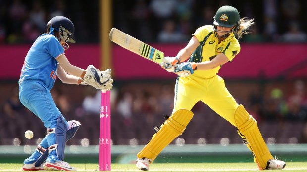 Australia's Ellyse Perry took charge of the third T20 against India.