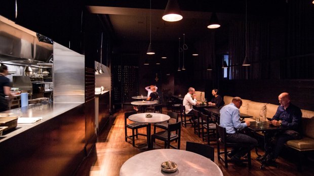 Bistro Vue has been given a luxe, inky black makeover.