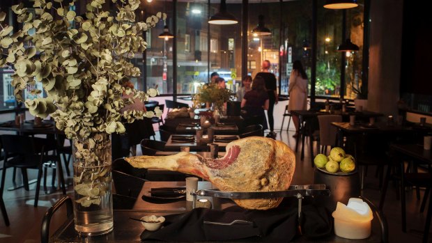 South Australian jamon sits front and centre at Antipodean.