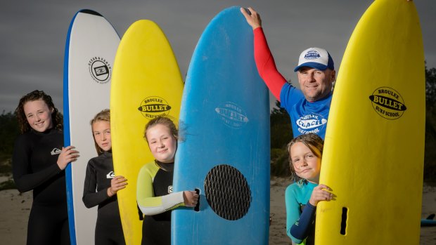 Head coach of Broulee Surf School Shane Wehner said the core of the market has always been from Canberra.