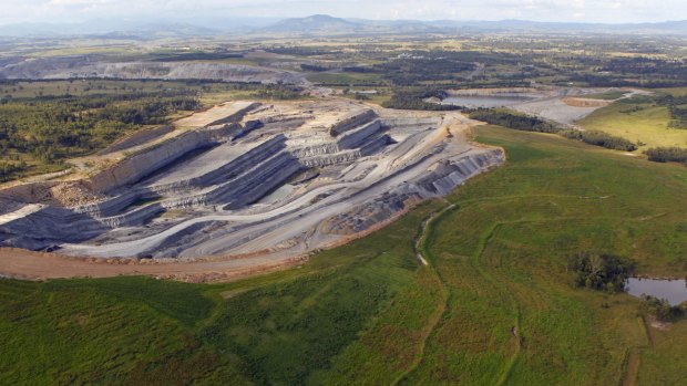 Land restoration is big business: rehabilitation at an open-cut mine near Singleton, NSW.