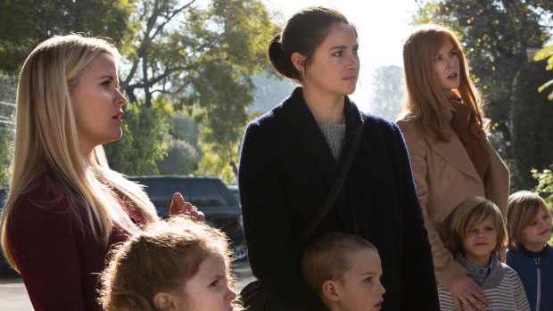 Reece Witherspoon (left), Shailene Woodley and Nicole Kidman star in Big Little Lies.