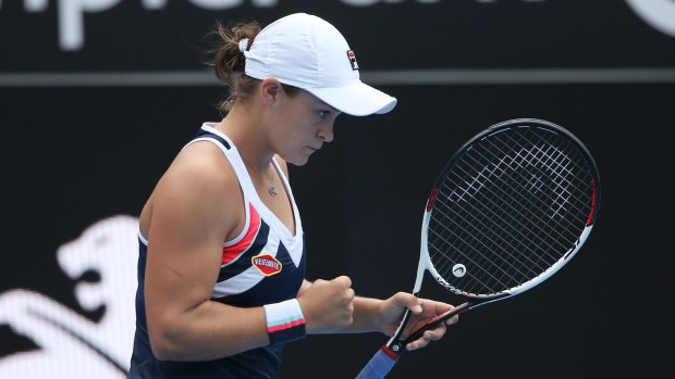 Barty time: Ashleigh Barty is through to the semi-finals of the Sydney International.