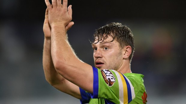 Canberra Raiders forward Elliott Whitehead thought he was in trouble when Ricky Stuart called him into his office.