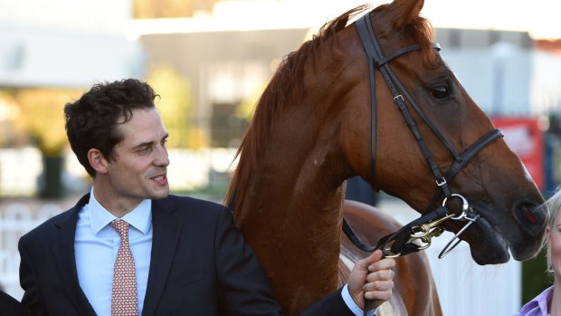 "I think he is the sort of horse that can win a race or two out here": Trainer Matt Cumani on the Australian War Story.