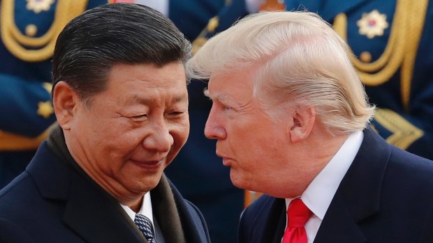 President Xi Jinping, left and US President Donald Trump: Will China's economy hold up in 2018 and will Trump be provoked to quit NAFTA?