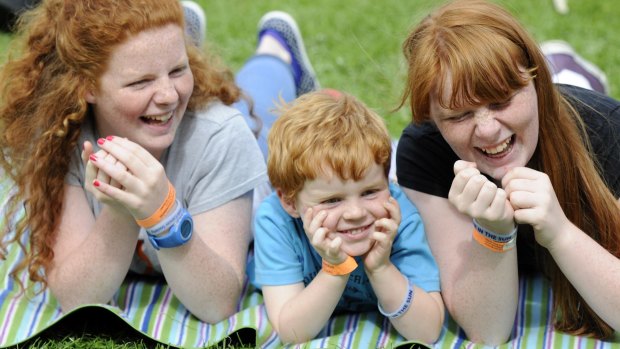 Red-headed children don't understand why they get singled out for ridicule.