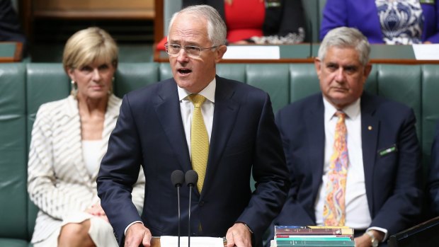 Prime Minister Malcolm Turnbull delivers his Closing the Gap report speech in Parliament.