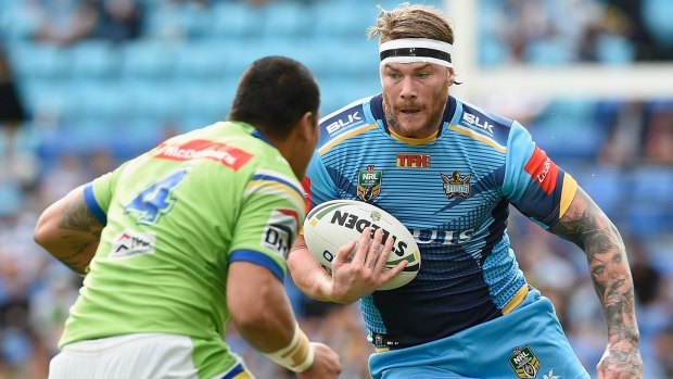 Titans forward Chris McQueen is looking forward to having a front-row seat for the halves battle.