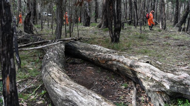 The site in Mount Macedon where Karen Ristevski's body was found.