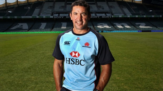 Throwing his hat into the ring: Daryl Gibson wants to replace Michael Cheika as NSW head coach next year.