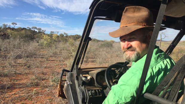 Greg Lawrence, Broken Hill, is one of four landholders who will have turbines on their land when the  200 mW Silverton windfarm  opens next year.