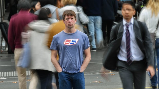 Man in the street: Tom Walker, aka Jonathan Pie, is performing Down Under.