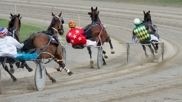 Grant James Gavin was found guilty of assaulting three trots drivers last year.