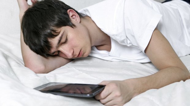 Teenagers' use of mobile devices is eating into their sleep.