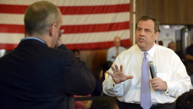 Blunt: New Jersey governor Chris Christie, seen here in his home state, is still weighing a 2016 run.