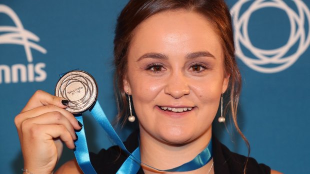Ash Barty: "It's very nice to be able to share the medal with so many of the legends that have held it in the past as well."