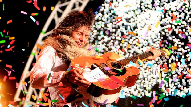 Wayne Coyne from The Flaming Lips.