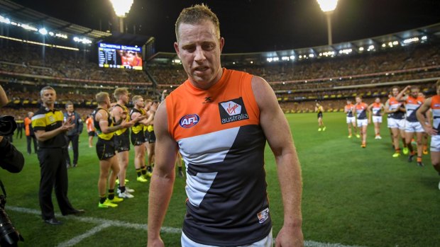 Steve Johnson has bowed out a popular member of the Giants team as he bid a tearful exit from the MCG.