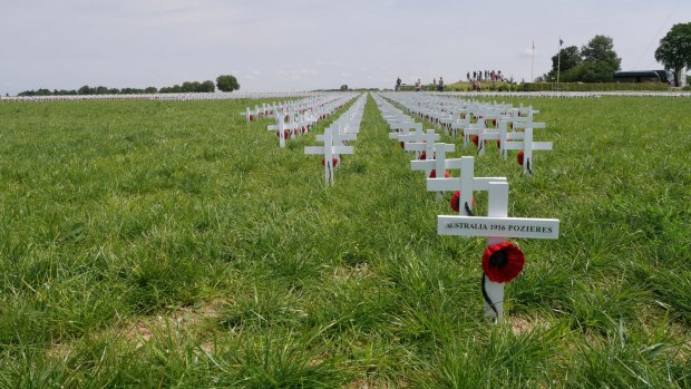 Final resting place: Pozieres.