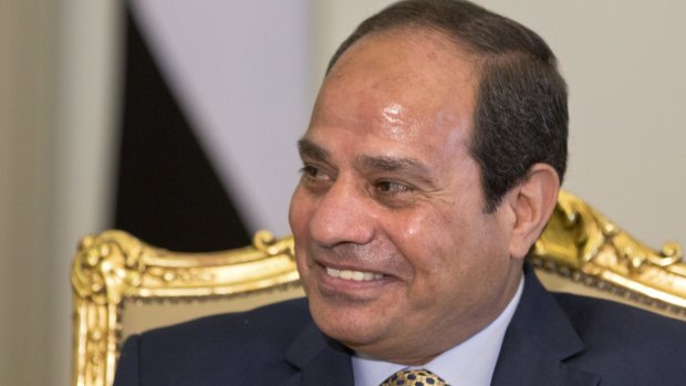 Shared values? Egyptian President Abdel-Fattah al-Sisi.