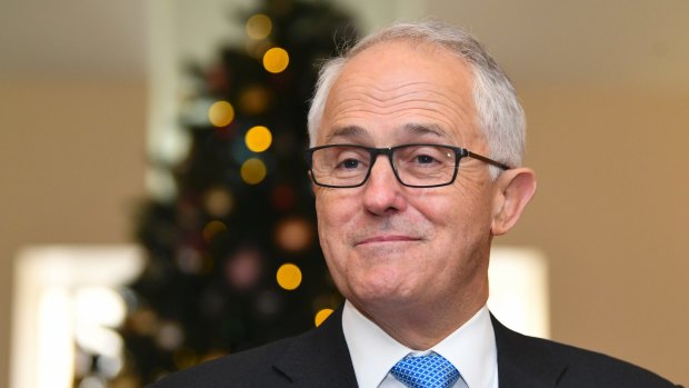 Prime Minister Malcolm Turnbull ends the year on a high.