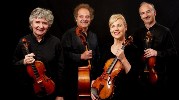 The performance of the Takacs Quartet delivered intellectual focus and energy.