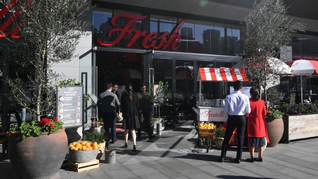 Fratelli Fresh, Darling Harbour,  is  built for families and groups.