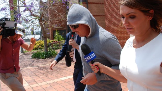 Jesse George, pictured at Campbelltown Courthouse, was fined and put on a good behaviour bond.