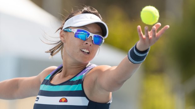 Hometown hero Alison Bai knocked out No.1 seed Arina Rodionova at the Canberra International on Thursday.