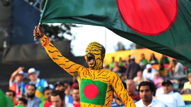 Bangladesh fan Fahimul Hoque.