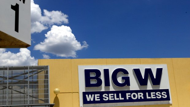 Big W 's earnings before tax dropped 25 per cent to $114.2 million in 2015. 