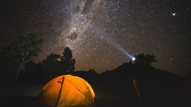 Camping in Warrumbungle National Park is a dream for star-gazers.