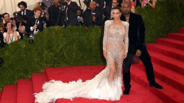 Kim Kardashian and Kanye West have already jetted into New York City with their brood for this year's Met Gala.