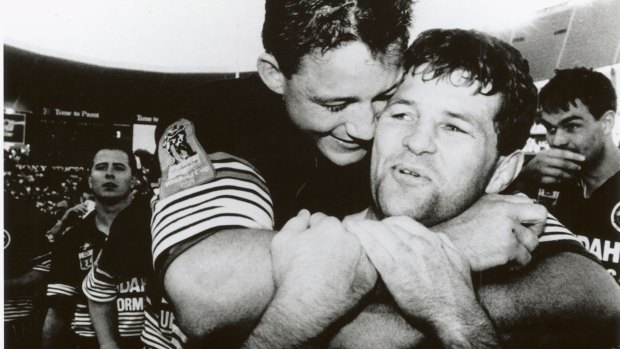 Royce Simmons and Mark Geyer will be among those honoured at the Panthers' 50th anniversary dinner on Saturday.